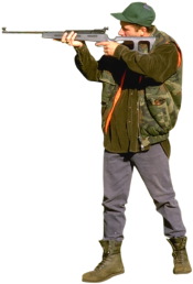 man shooting